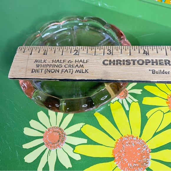 Pink Depression Glass Coaster - Picture 3 of 5